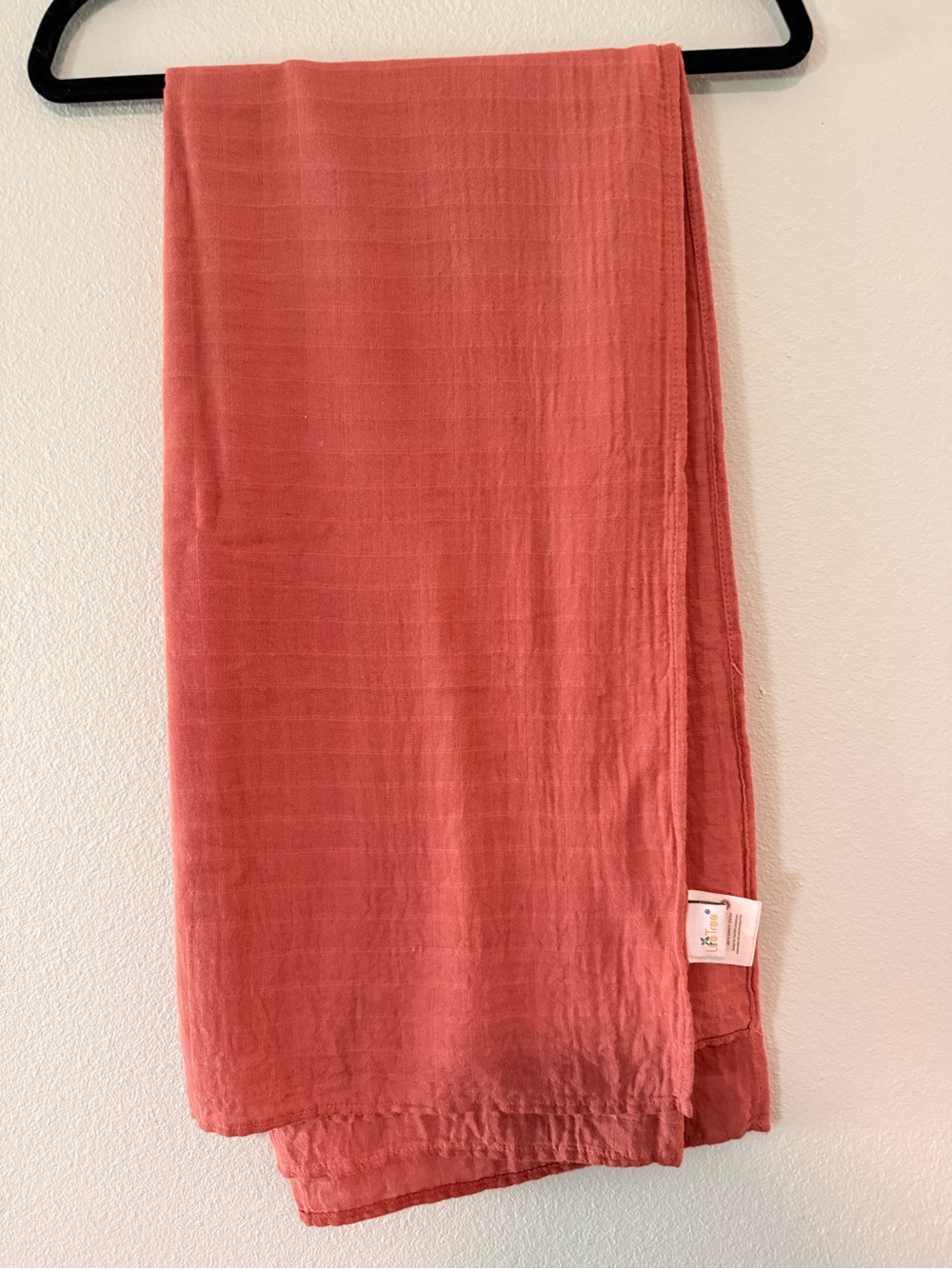 Muslin Baby Swaddle Blanket - Coral